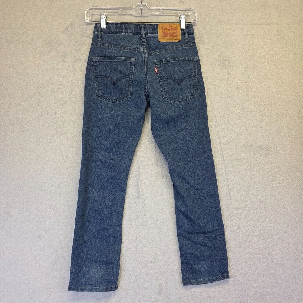 Levis 511 Jeans Boy 10R Straight Leg Slim Fit Elastic Waist Denim Stretch Grunge